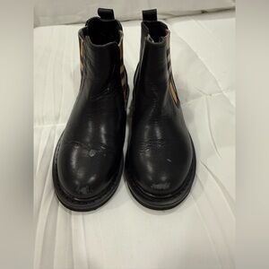 Burberry Black Leather Men's Boots